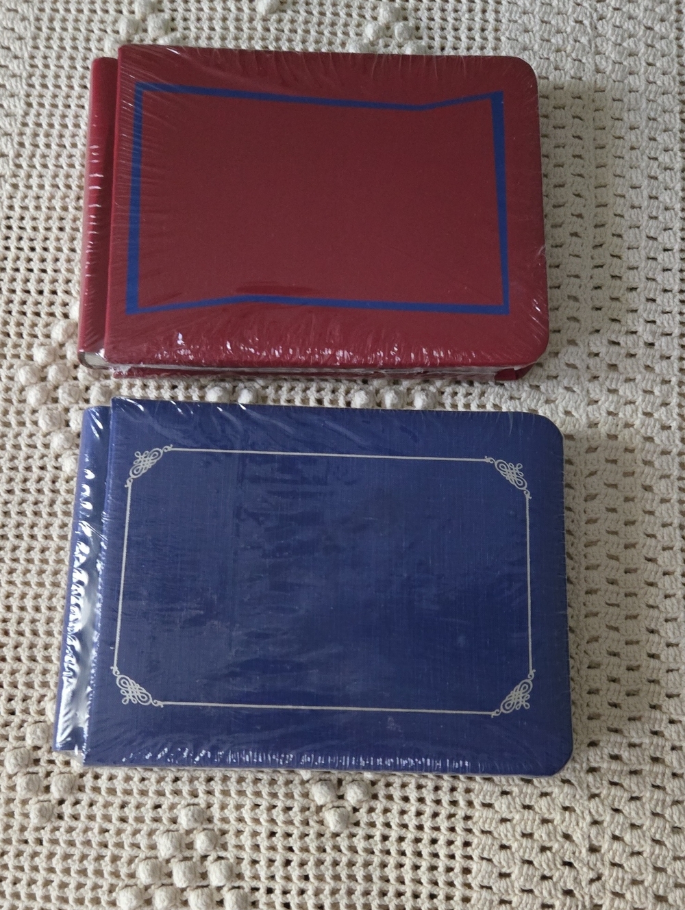 Red and Blue  Creative Memories Mini Albums